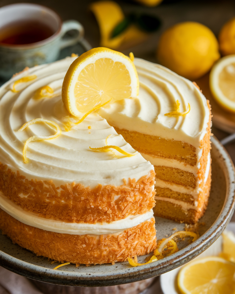 Lemon Cake With Lemon Curd 1 1 9