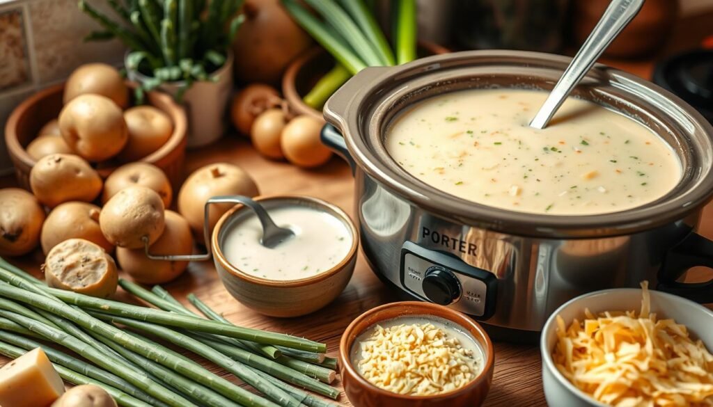 Crock Pot Crack Potato Soup