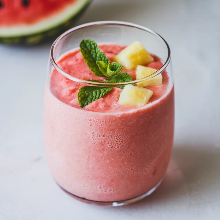 Watermelon Pineapple Smoothie