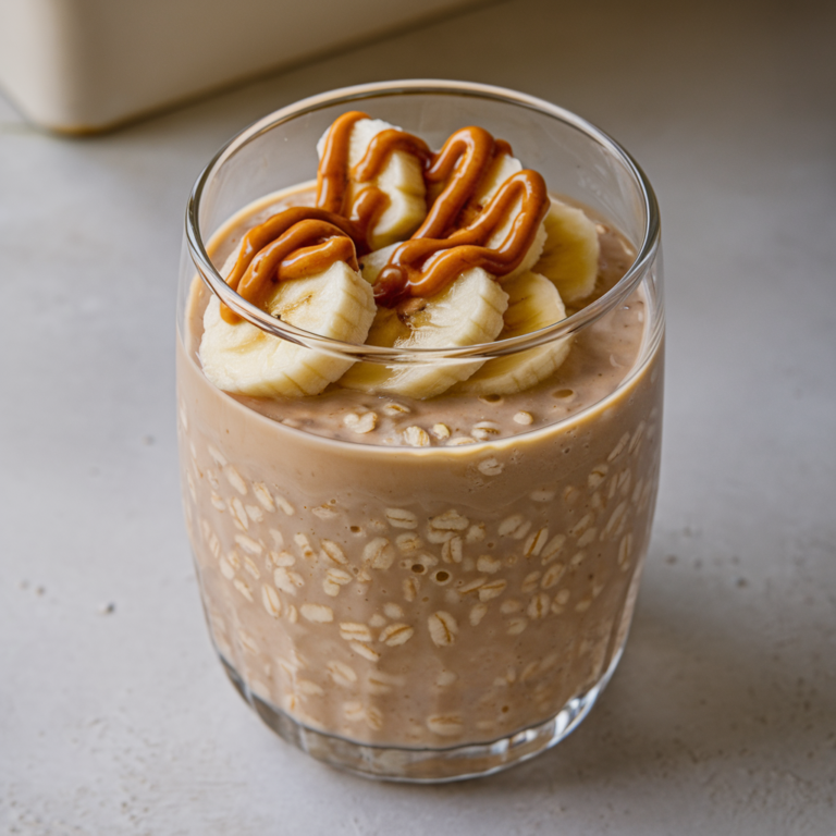 Banana peanut butter pudding