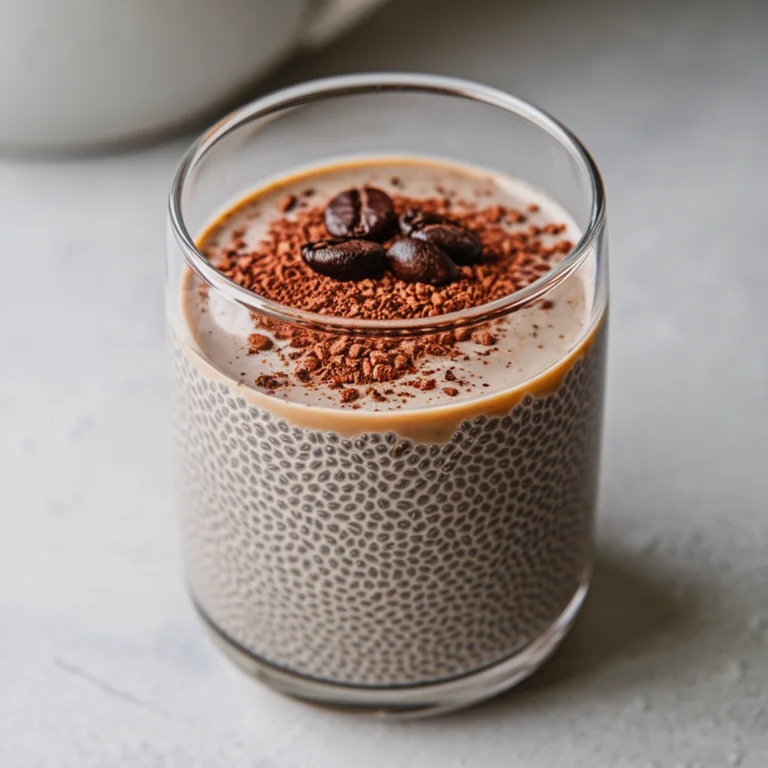 High-Protein Mocha Chia Seed Pudding