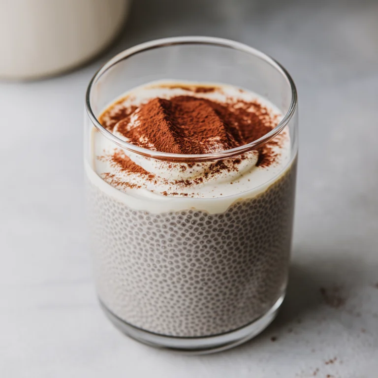 Tiramisu Chia Seed Pudding