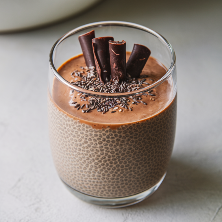 chocolate chia puddingd